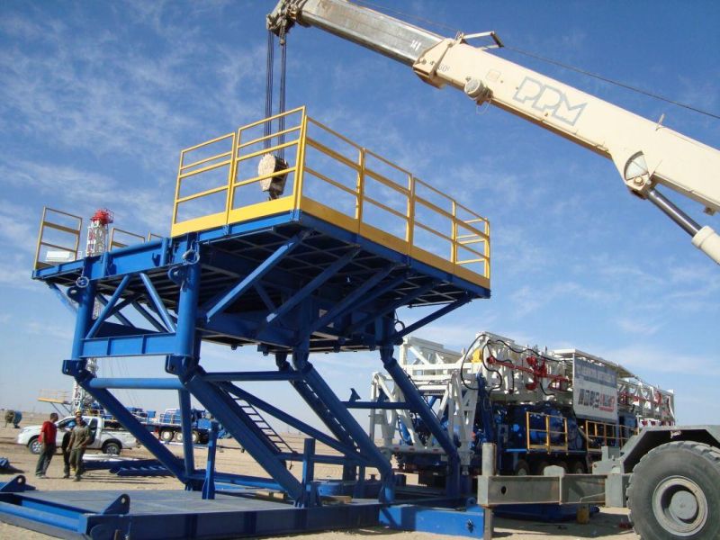 Telescopic Substructure Drilling Floor for Xj650/Zj20 Workover Rig Drilling Rig Dz Sj Petro, Zyt Petroleum