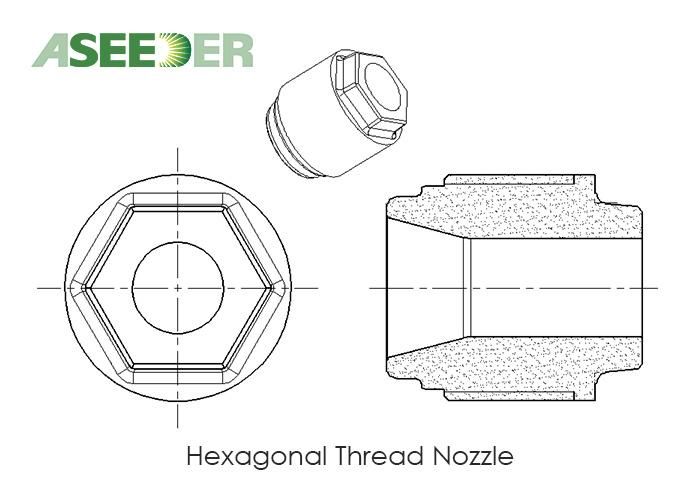 Fire Hydrant Water Nozzle with Tungsten Carbide Material