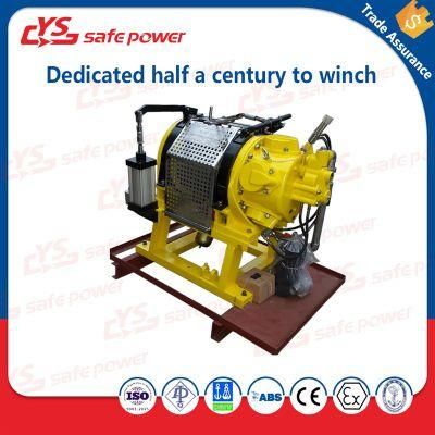 Jqhsp-50*12 Air Winch with Automatical Spooling Double Braking