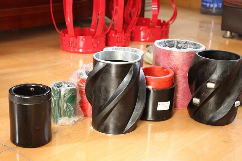 Thermoplastic Centralizer with Metal Ring