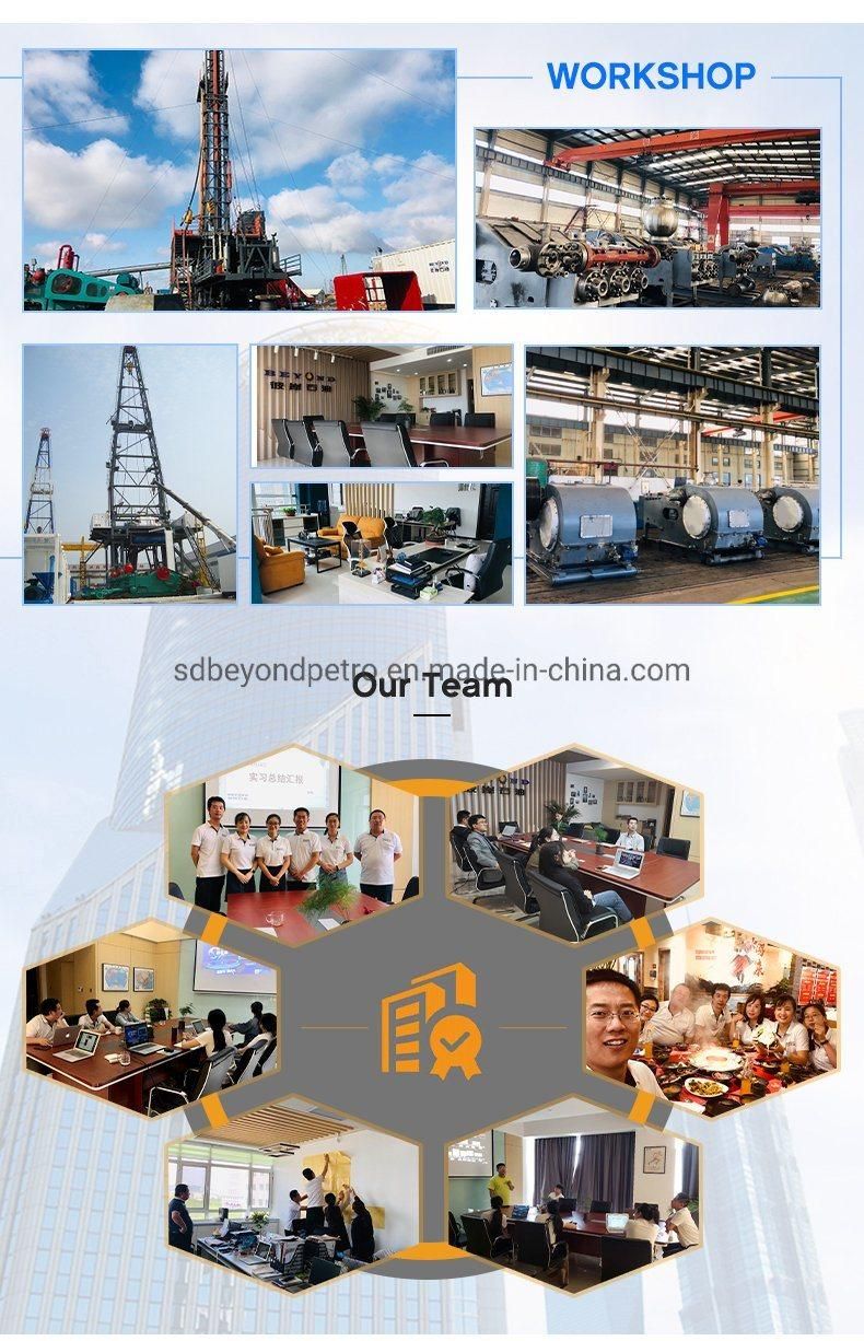 Mud and Air Water Well Drilling Rig Use a Top Drive Drilling Mud Pump