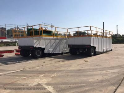 Trailer Mud Circulating System Mud Treatment Solider Control System for Oil Field