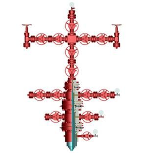 Oil & Gas Drilling Rig Drilling Casting Processing Type and Well Drilling Use Christmas Tree /Wellhead Equipment with Oil Drilling Equipment