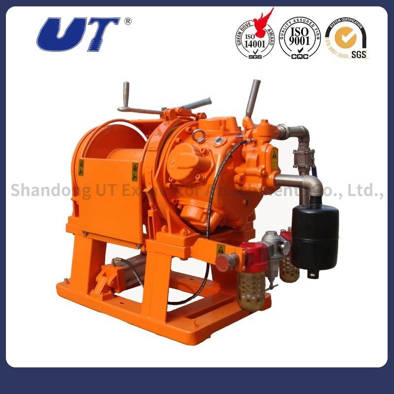 Explosion-Proof Cable Pulling Air Winch Tugger for Underground Coal Mines