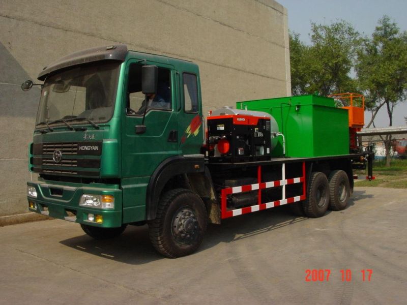 6000psi High Pressure Hot Oil Unit Flushing Well and Paraffin Removal Truck