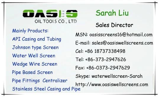 Oasis 5in Premium Metal Mesh Oil Well Sand Control Screen