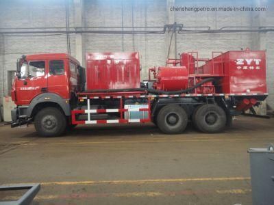 Cementing Unit 40MPa Pressure Single Engine and Pump Skid Truck Mounted Mud Pump Unit Mud Treatment Device