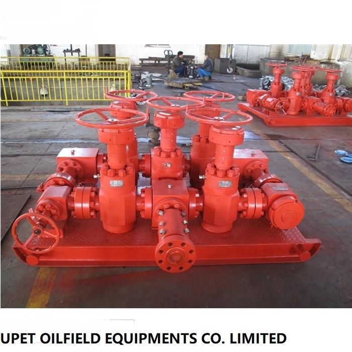 High Pressure 5 Valve Frac Flow Back Manifold/ Kill Choke Manifold for Drilled Wells Fracing