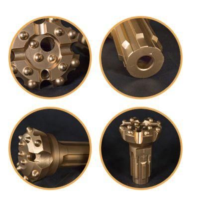 Russia Standard DTH Hammer Bits Manufacturer Low Air Pressure DTH Button Bits with 4/6 Shaft Keys