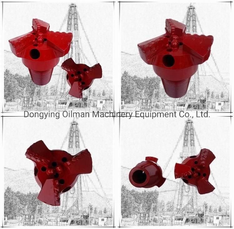 12 1/4 Inch API Standard 3 Wings Tungsten Carbide Drag Drill Bits for Mining Drilling