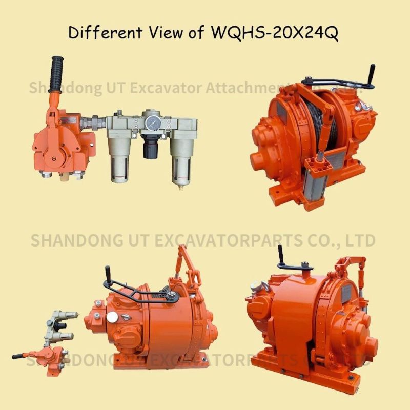 Air Winch for Coal Mine with Hand Brake