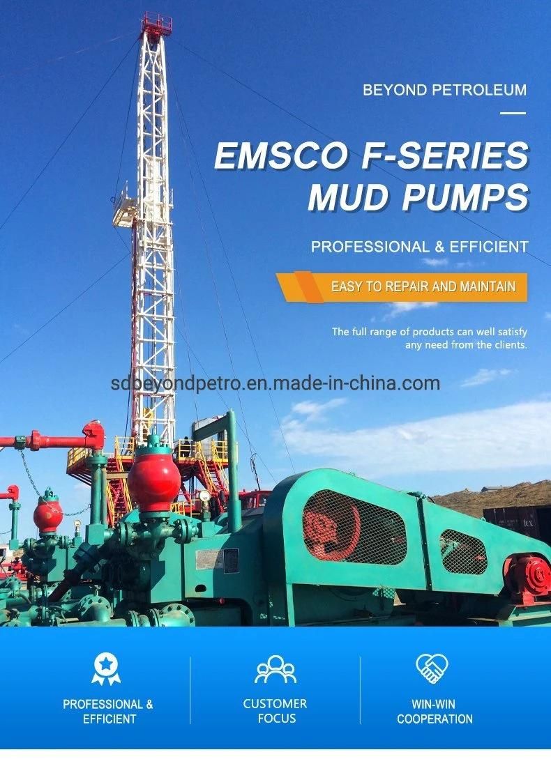 F800 F-1300 F1600 Mud Pump Drilling Machinery and Equipment Certificate of Quality Mud Pump Machine