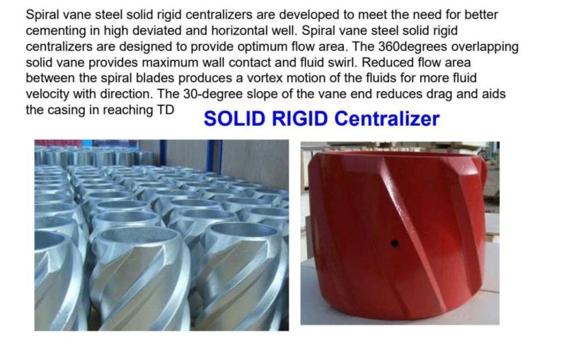 Oilfield Casing Roller Aluminum Rigid Centralizer