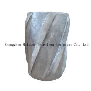 Slid on Spiral Vane Aluminum Alloy Solid Rigid Centralizer