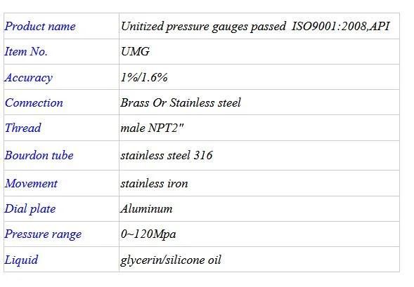 Electronic Manometer Hydraulic Tire Electrical Contact Pressure Gauge Oil