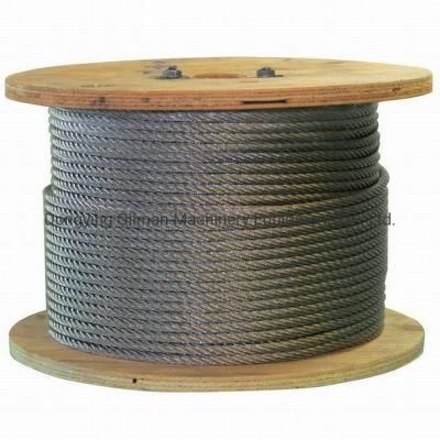 Ungalvanized Steel Wire Rope 6X37+Iwrc 38mm