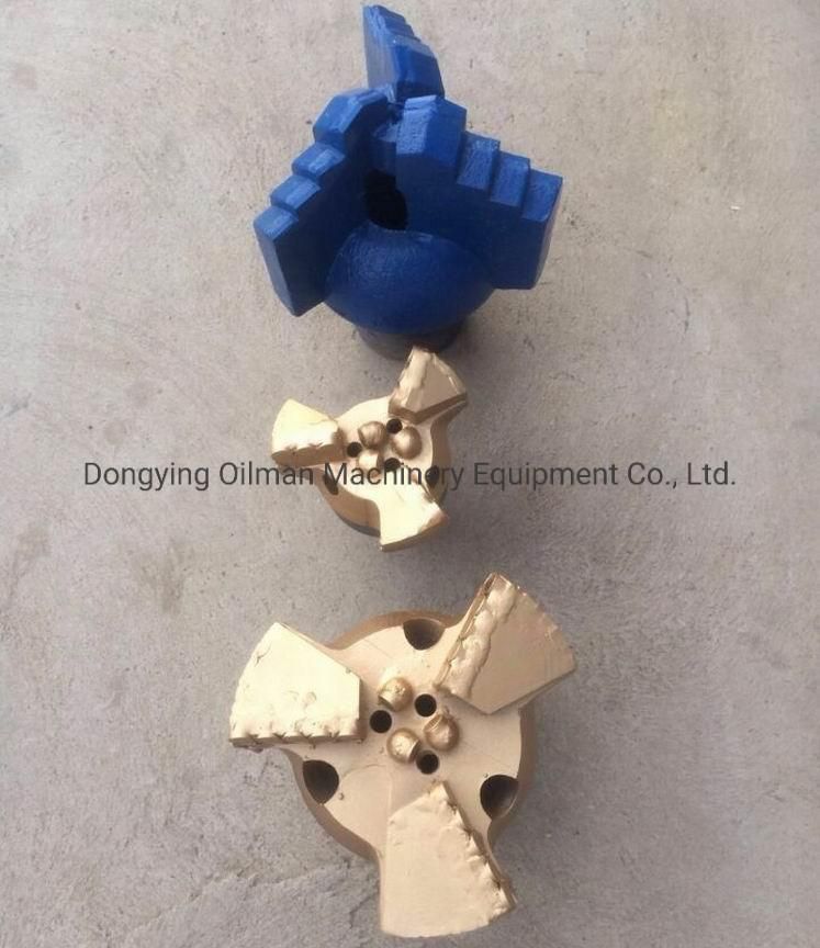 12 1/4 Inch API Standard 3 Wings Tungsten Carbide Drag Drill Bits for Mining Drilling