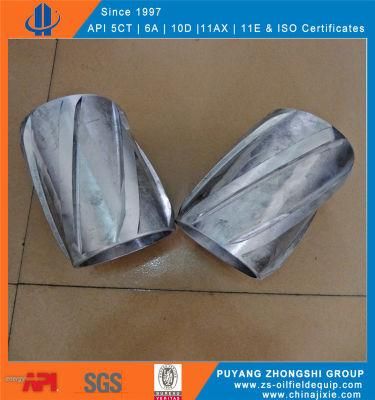 Spiral Glider Aluminum Centralizer Spiral Solid Rigid Alumnium Alloy Centralizer
