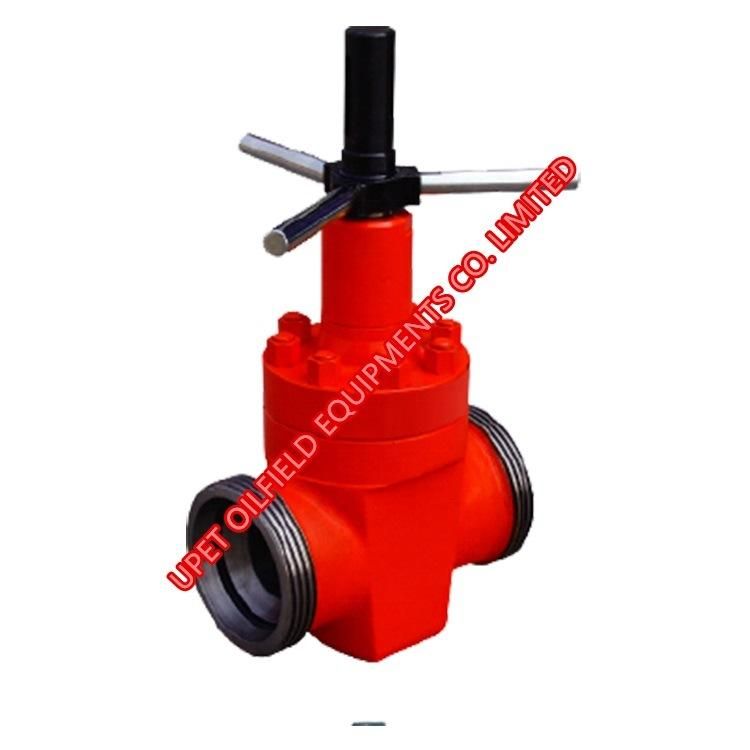 2" Mud Gate Vale, Fig-1502 Hammer Male Connection Both Ends, Min. 5000 Psi Mud Gate Valve