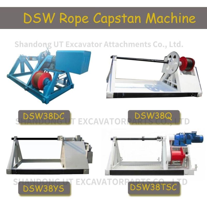 0.5ton - 10ton Rope Capstan Machine Manual & Automatic Brake