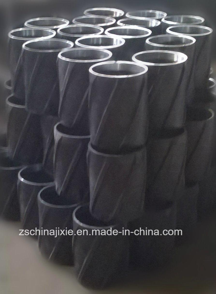 Spiral Blades Composite Thermoplastic Rigid Centralizer with Metal Rings