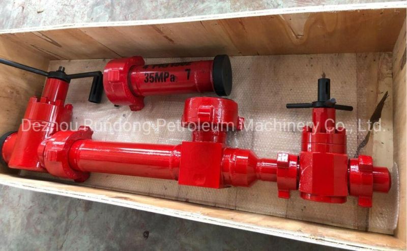 Manifold Line with Gate Valves, Hammer Unions, Steel Pipes Customize as Per Customers′ Demand Standard System Products