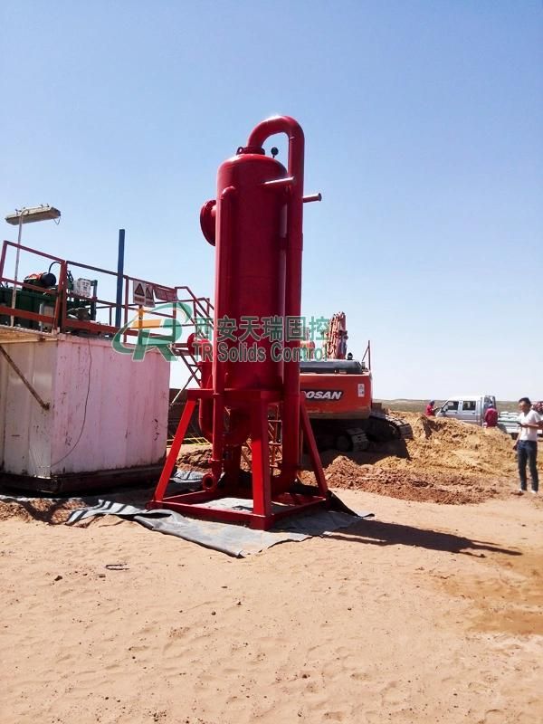 H2s Poor Boy Degasser Oilfield Equipment Mud Separator