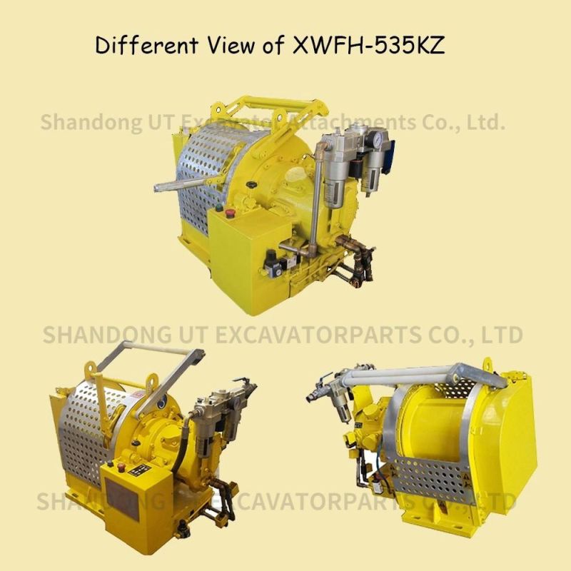 5 Ton Coal Mine Lifting Winch Piston Pneumatic Winch Air Winch