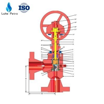 Oil Drilling Adjustable Needle Choke Valve for X-Mas Tree