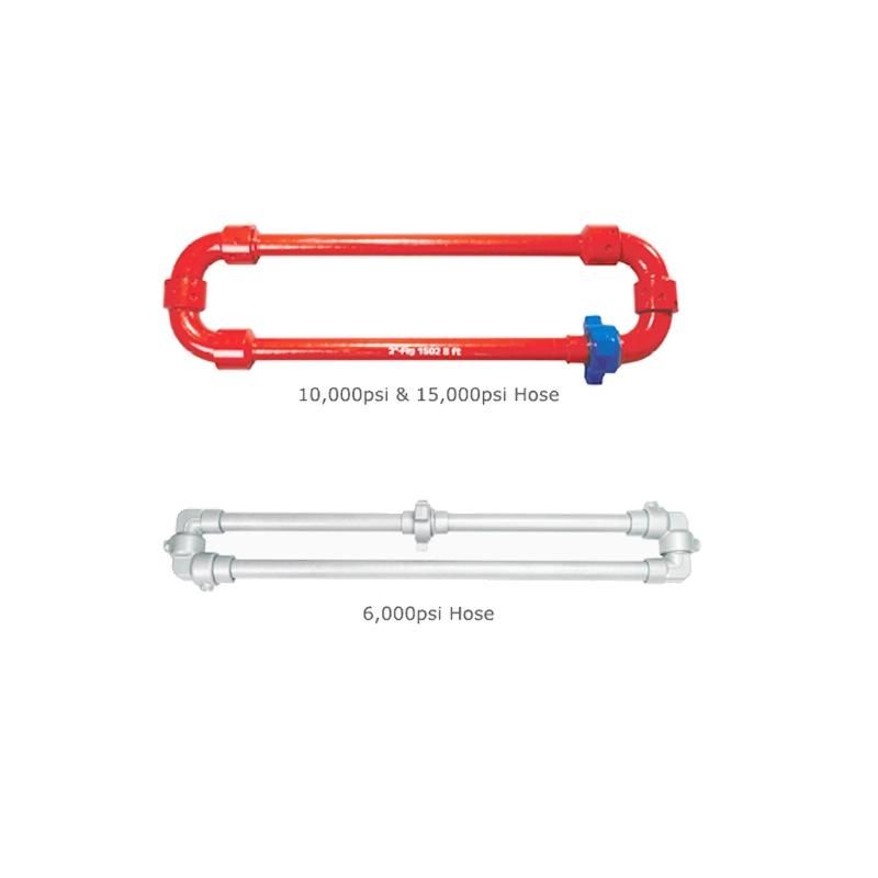 API High Pressure Pup Joints Chiksan Pipe Loops