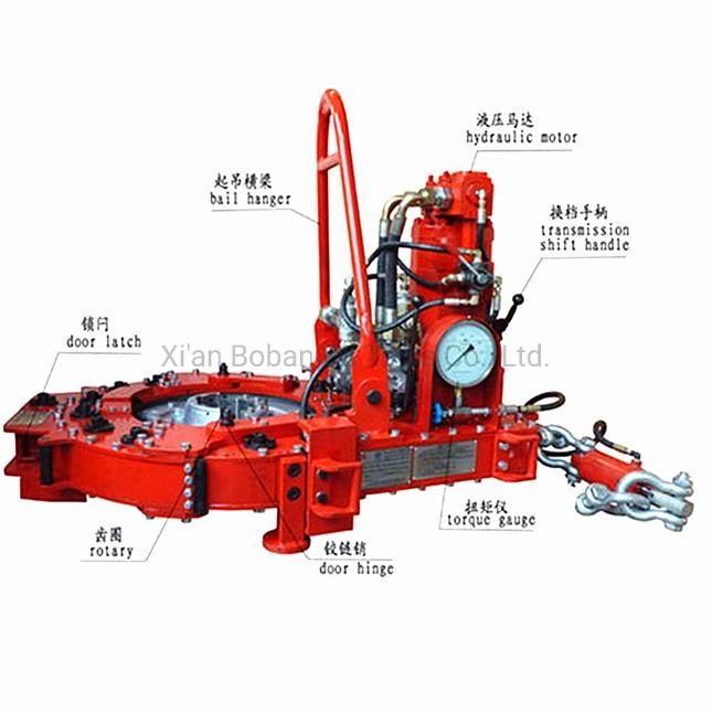 Drill Pipe Power Tong Bbzq203-100 Hydraulic Power Tong