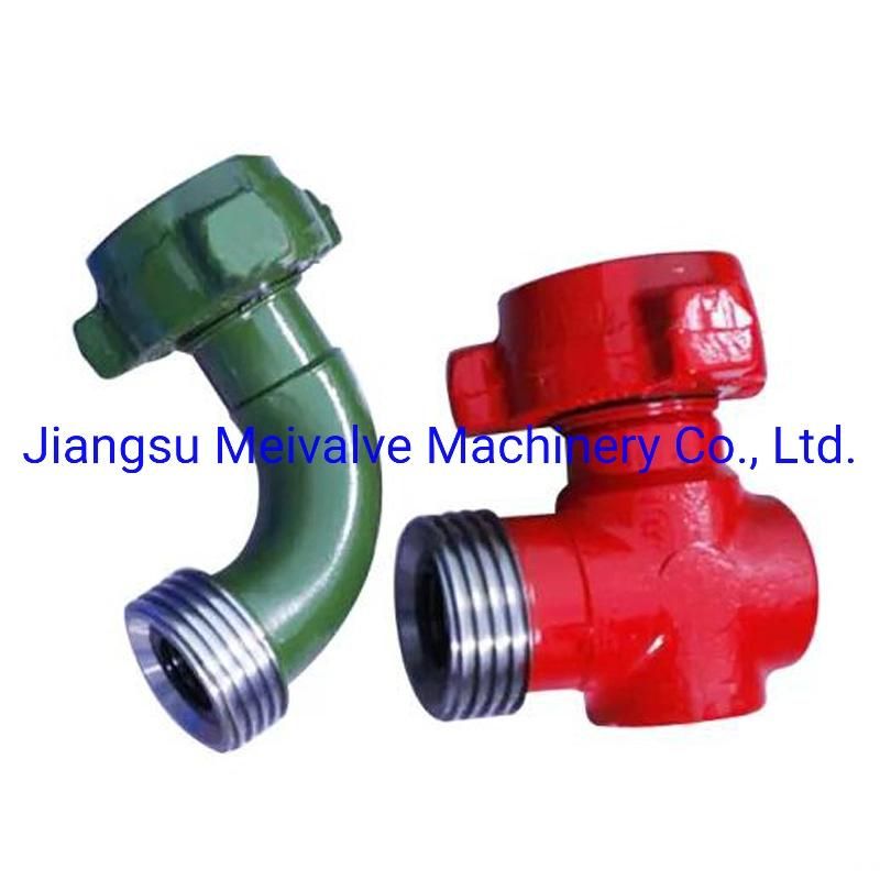 API 6A High Pressure Figure 1502 Integral Union Pipe Tee for Joints Lateral Y Type