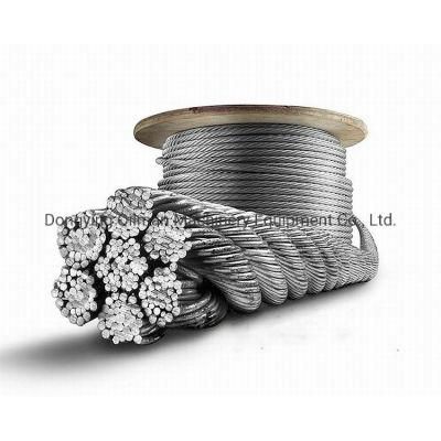 6X19s+Iwrc Fiber Core or Steel Core Galvanized Wire Rope for Oill Drilling