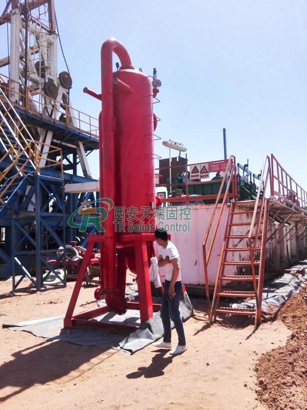 H2s Poor Boy Degasser Oilfield Equipment Mud Separator