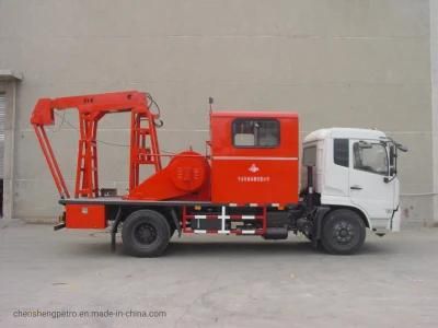 Rear Mounted Hydraulic Mast Swabbing Unit Suction Unit Extract Oil Production Truck Oil Recovery Zyt Petroleum