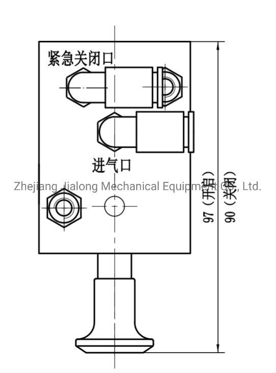 Aluminium Pneumatic Control Block 1-8 Compartment