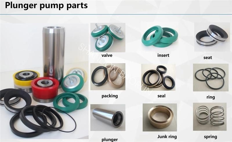 Plunger Pump Spare Parts for Hydraulic Fracturing, Acid Fracturing, High Pressure Fluid Pumping, Pressure Testing