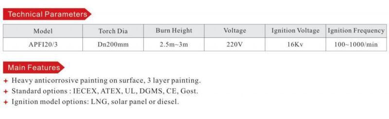 Flare Ignitor Device with LNG/ Solar Panel/ Diesel