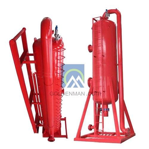 Safe Drilling Mud Gas Separator / Drilling Fluid Gas Mud Separator Unit / Gas Filter Separator