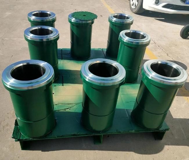 Double Metal Sleeve Bomco Mud Pump Spare Parts Bi-Metal Sleeve Oil Drilling Mud Pump Liner Bomco F1600 Mud Pump Liner