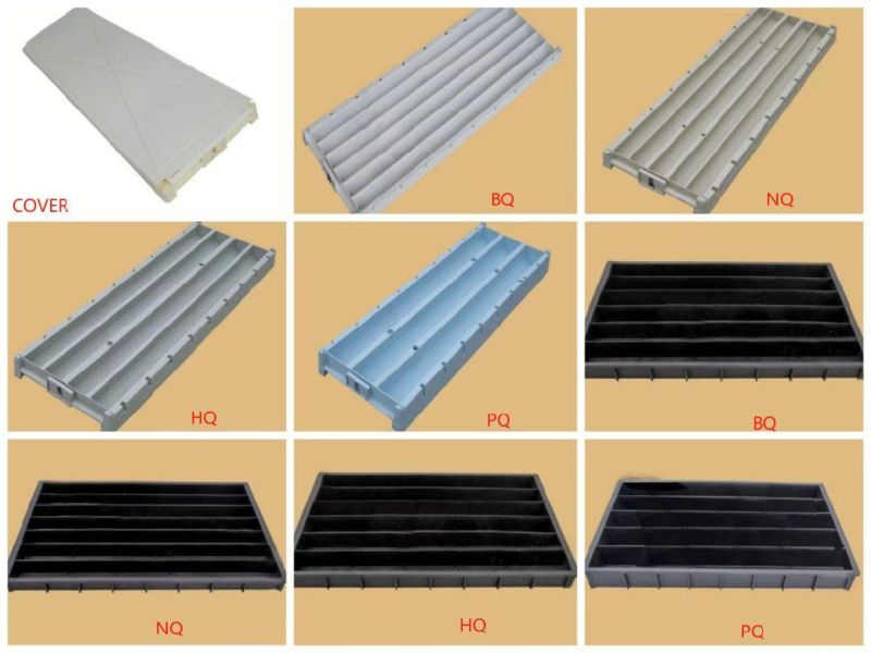 Heavy Duty Oil Well Plastic Core Tray for Oil Drilling