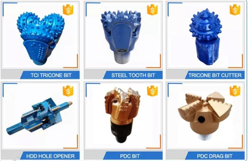China Manufacturer Professional High/Low Air Pressure Tungstan Carbide DTH Hammer Drill Button Bit for Well Drilling Quarrying