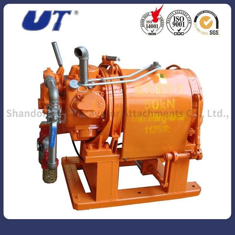 Explosion-Proof Cable Pulling Air Winch Tugger for Underground Coal Mines