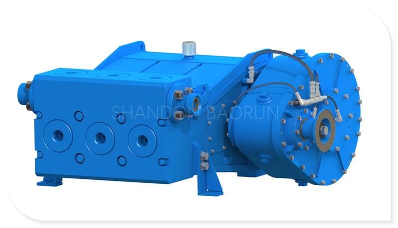 Oilfield Triplex Pump Machinery with 600HP, Oilfield Plunger Pump Machinery for Acidizing