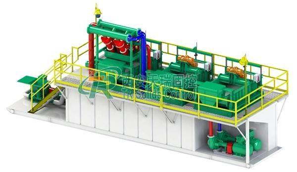 Trenchless Recycling HDD 240m3/H Oil Rig Mud System