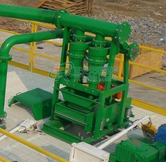 300m3/H Oilfield Drilling Mud Desander with 45um - 75um Separation Point