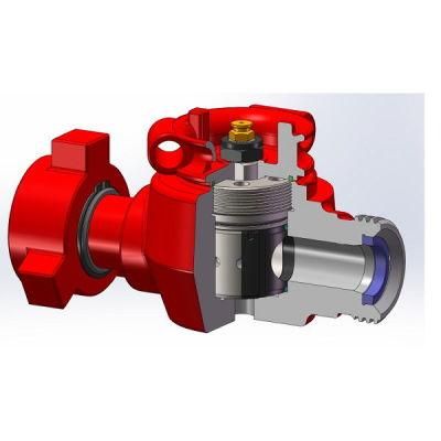 Wellhead High Pressure Plug Valve with Fig 1502 Union