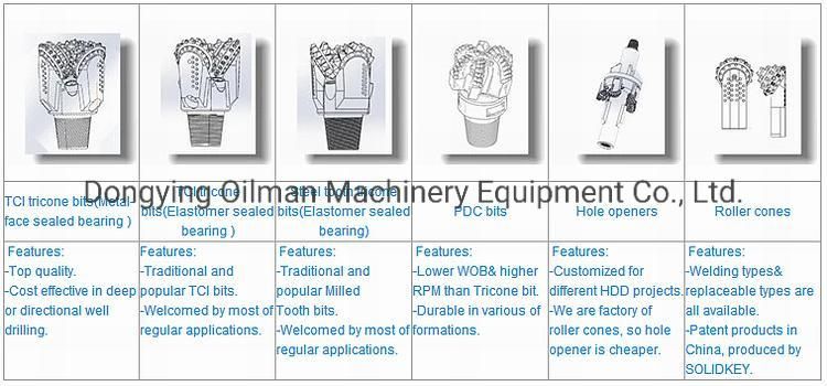 12 1/4 Inch API Standard 3 Wings Tungsten Carbide Drag Drill Bits for Mining Drilling