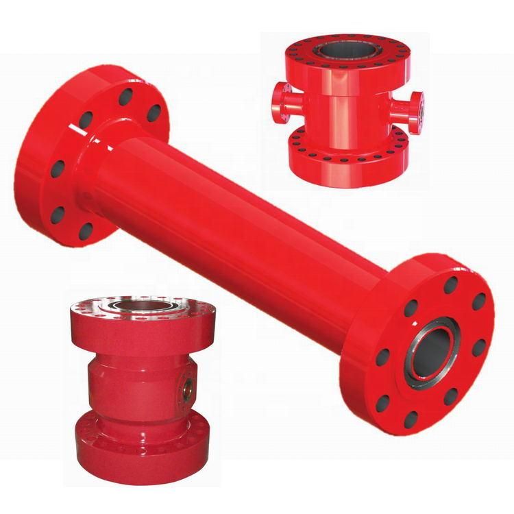 Oil Drilling Wellhead Assembly API 6A Flanged Spacer Spool Adapter