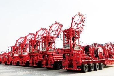 Truck Mounted Coiled Tubing Unit Mobile Drilling Rig Equipment